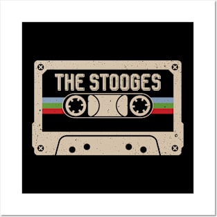 Personalized Stooges Name Birthday Vintage Cassette Tape Posters and Art